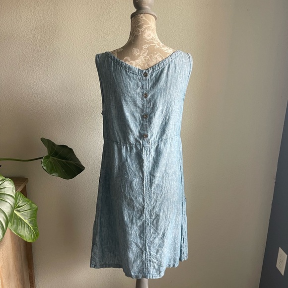 Toad & Co. Linen Linette Dress in Blue - Picture 8 of 15